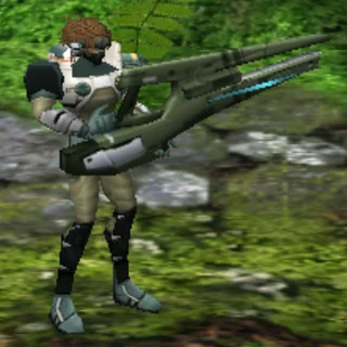 クラッシュバレットを装備したキャラクター