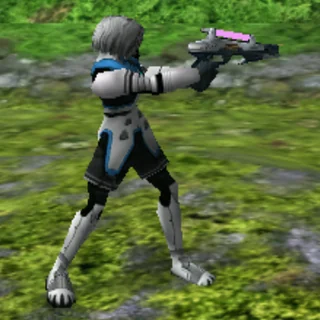 カスタムレイ ver.OOを装備したキャラクター