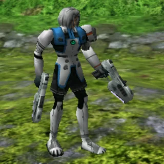 H&S25 ジャスティスを装備したキャラクター