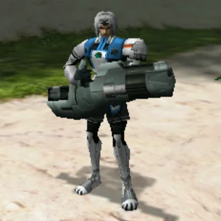 インフェルノバズーカを装備したキャラクター