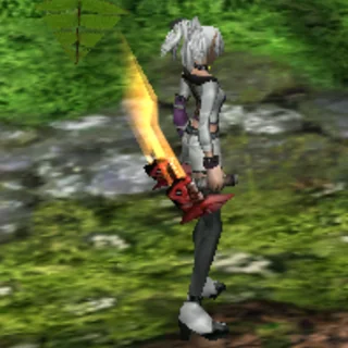 シノワレッドブレイドを装備したキャラクター