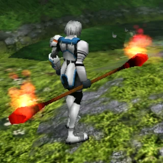 ツインブレイズを装備したキャラクター