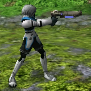 ヴァリスタを装備したキャラクター